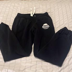 ROOTS canada sweatpants joggers black size medium